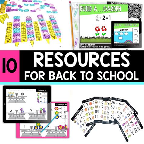 Back To School Resources For Elementary Students The Lifetime Learner