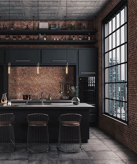 25 Bold Industrial Kitchens That Inspire Shelterness