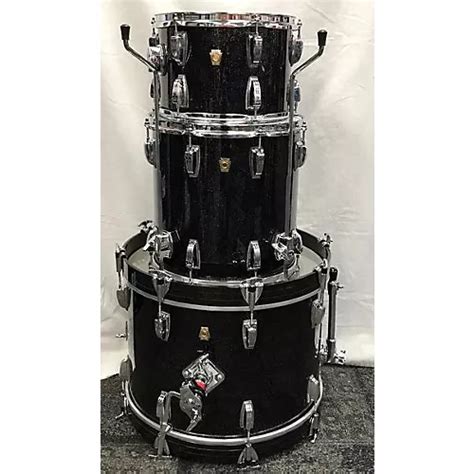 Used Ludwig 2017 Classic Maple Drum Kit Black Galaxy Guitar Center
