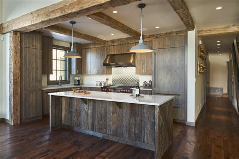 Rustic Mountain House Modern Country Kitchens Rustic Kitchen Rustic
