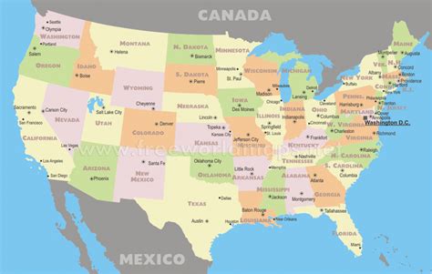 Nevertheless, you must be aware of some. Usa Map With States And Cities Google Maps | Printable Map