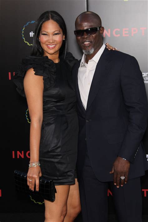 Kimora Lee Simmons And Djimon Hounsou Pictures Inception Premiere Red