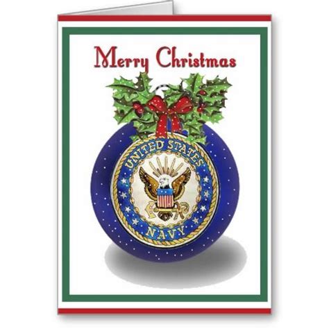 Military Navy Christmas Card Navy Christmas Cards Military Christmas
