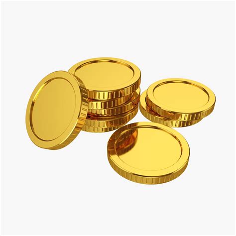 Gold Coin 3d Model Cgtrader