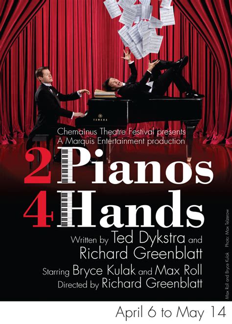 Coming To Chemainus Theatre 2 Pianos 4 Hands April 9th Eagle Rock Bed And Breakfast