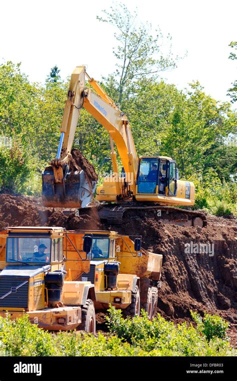 Heavy Road Construction Building Equipment High Resolution Stock