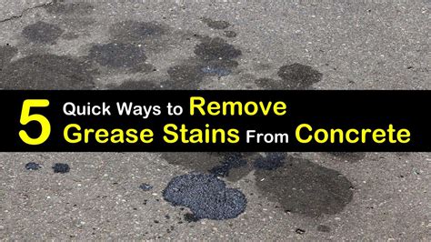How To Remove Heavy Oil Stains From Concrete - HOWTOREM