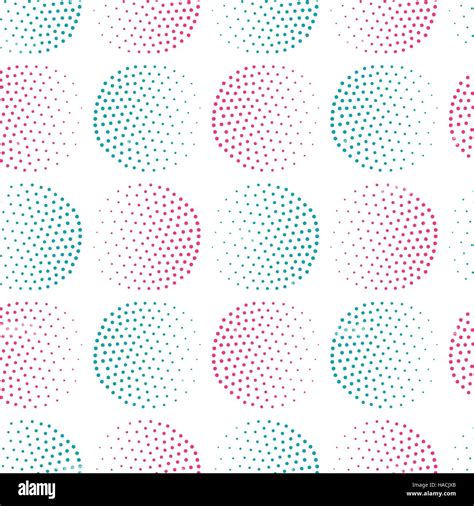 Vector Geometric Seamless Pattern Repeating Abstract Circles Gr Stock