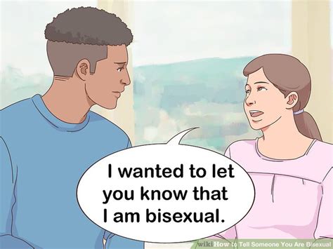 3 ways to tell someone you are bisexual wikihow