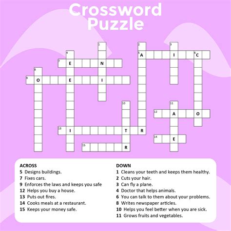 Free Printable Crossword Puzzles For Adults Free Large
