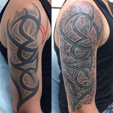 Photo Tattoo Ravil Gilyal Coveruptattoo Tribal Arm Tattoos