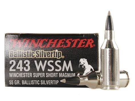 Winchester Ammo 243 Winchester Super Short Mag Wssm 55 Grain
