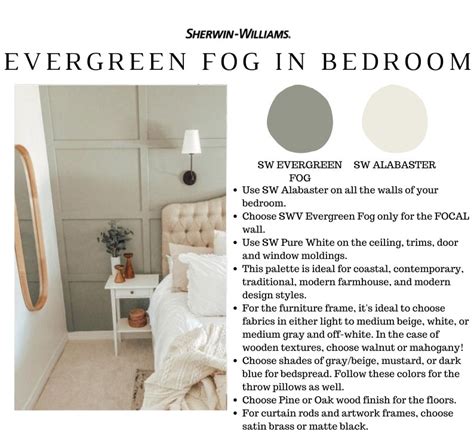 Evergreen Fog Color Palette Evergreen Fog Kitchen Sherwin Etsy