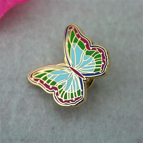 Custom Pins Butterfly Pin Butterfly Lapel Pin Gs