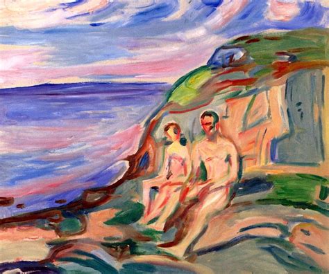 Bofransson Sunbathing Edvard Munch 1915 Edvard Munch Painting Art