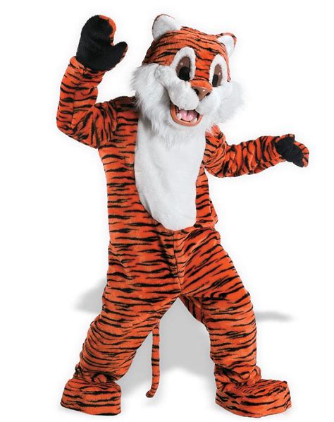 Tiger Mascot Adult Costume Spirit Halloween Mascot Cartoon Mascot