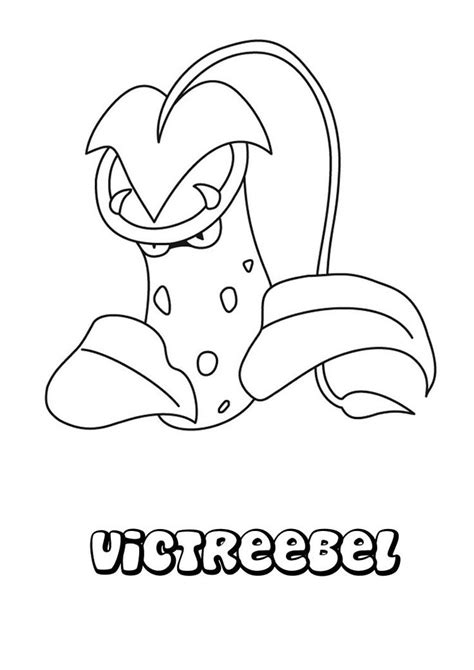 Pokemon Tangela Coloring Pages Printable