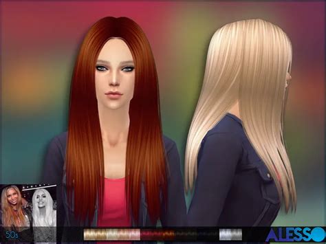 Sims 4 Hairs The Sims Resource 50s Hairstyle By Alesso