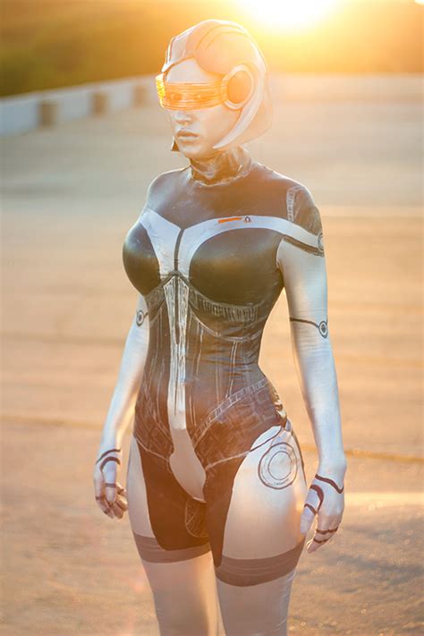 Cosplay Edi From Mass Effect 3 Is Robotic Erotica Yes Yes Yes