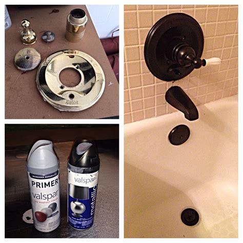 Touch device users, explore by touch or with. DIY bathroom fixtures! 2 coats gray primer spray paint ...