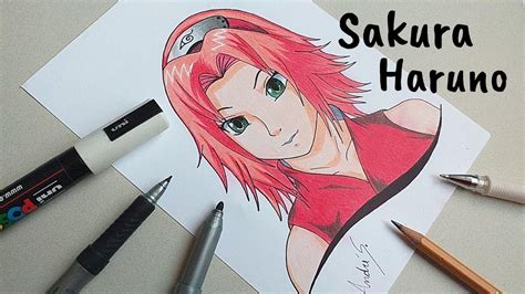 Como Desenhar A Sakura Haruno Super Fácil Youtube