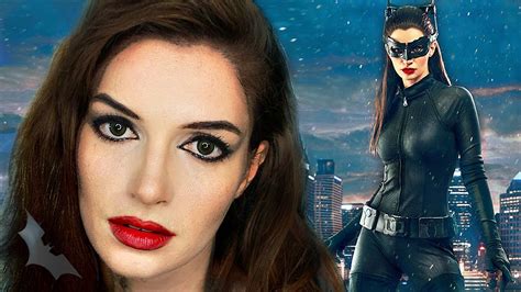 Catwoman Anne Hathaway Makeup Full Costume Cosplay Tutorial Youtube