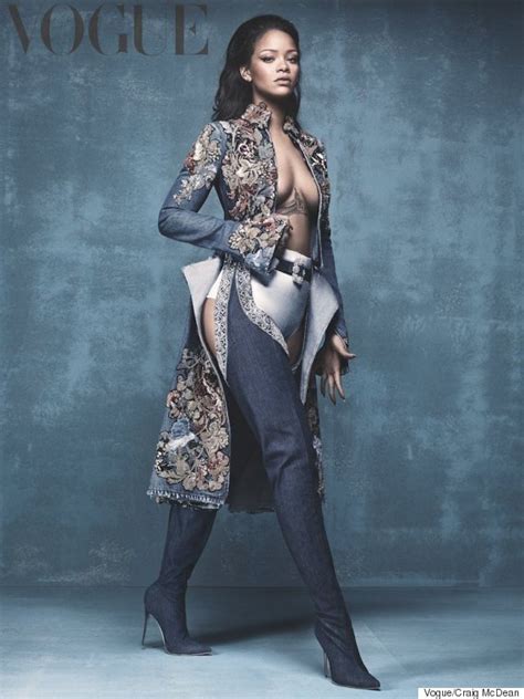 Rihanna Slays On New Cover Of British Vogue Revealing Shoe