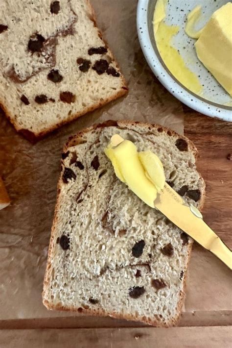 Sourdough Discard Cinnamon Raisin Bread Makes Perfect Toast The Pantry Mama