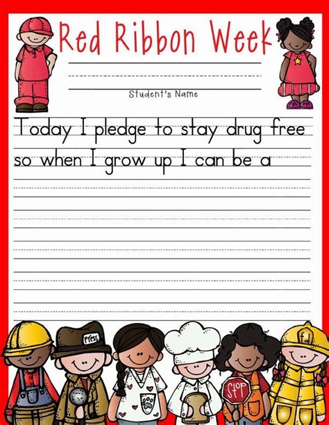 Red Ribbon Week Printables