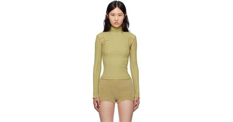 Baserange Green Omato Turtleneck Lyst