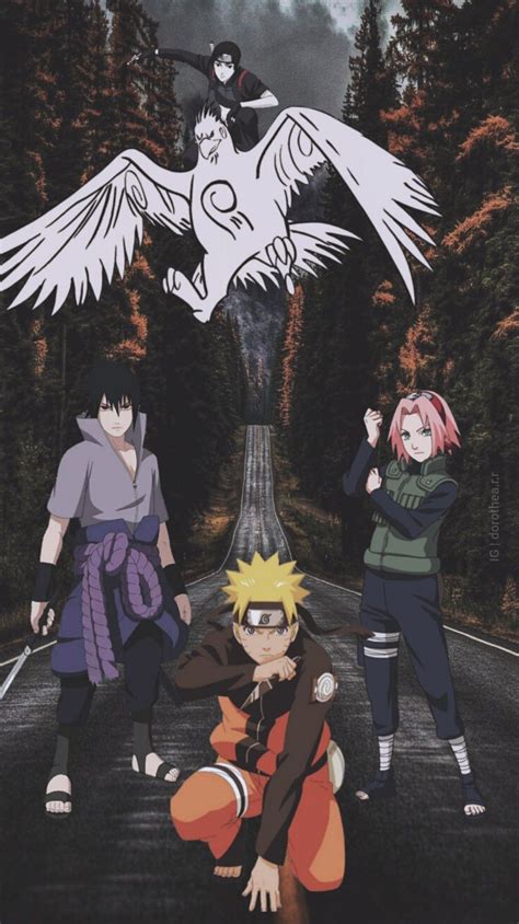 Team 7 Aesthetic Cool Naruto Wallpapers Anaellaeletefanfiction