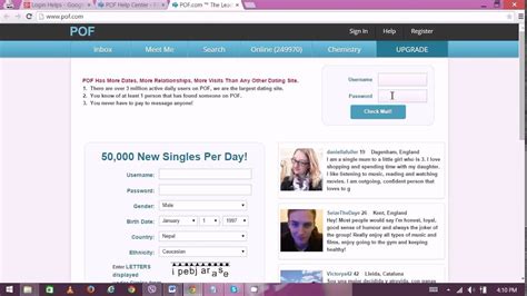 Catfishing on pof is when someone pretends to be someone they aren't on the dating site. POF Costumer Care - POF Dating Site Plenty of Fish - YouTube
