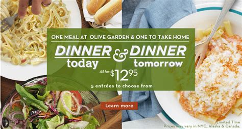 « back to orange, ct. Olive Garden Dinner Today, Dinner Tomorrow Promotion ...