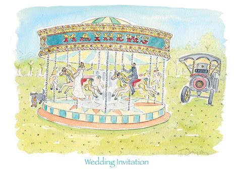 Janine Drayson Drayton Wedding Invitations Doodles Artists Paper