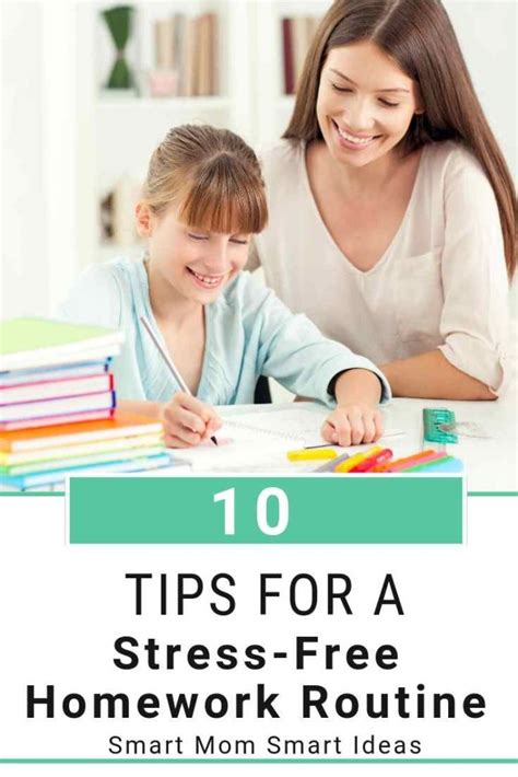 Stress Free Homework ~ 10 Tips To Take The Pain Out Of Nightly Homework