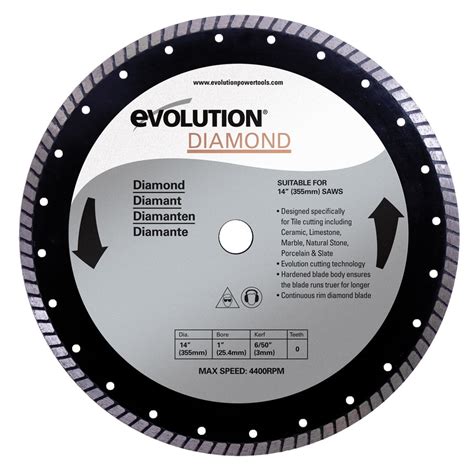 Shop Evolution 14 In Wet Or Dry Continuous Diamond Circular Saw Blade