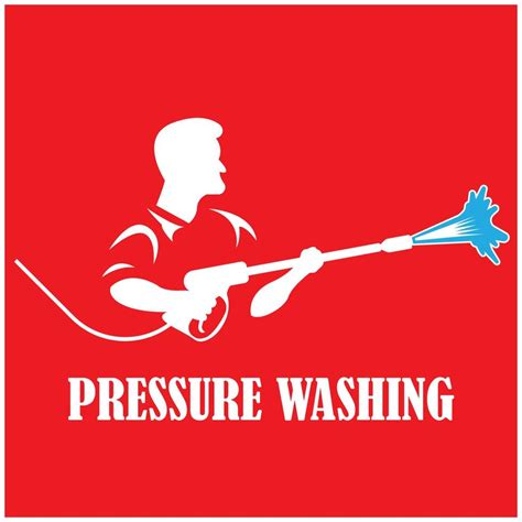 Pressure Washing Logo Template Cleaning Vector Design 16664883 Vector