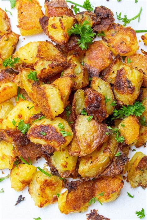 Crispy Oven Roasted Potatoes Two Kooks In The Kitchen