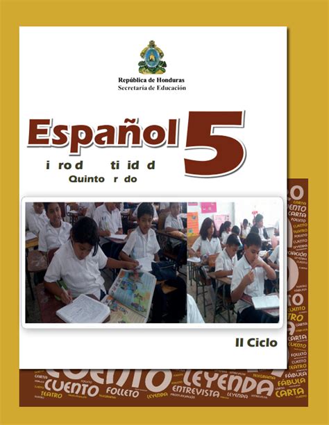 Libro De Español 5 Grado Erityisenvaloisapuoli Respuestas Del Libro