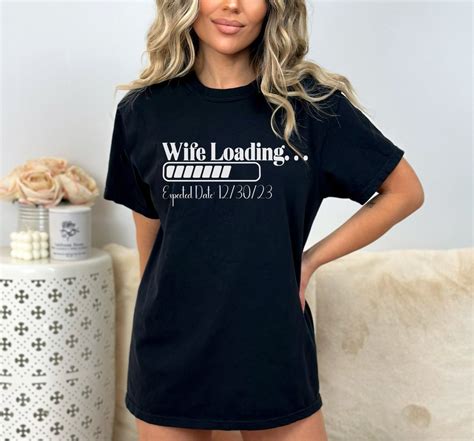 Custom Bride Shirts Personalized Bride Shirt Wife Pending Etsy