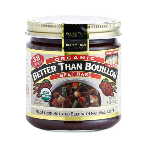 It is a concentrated chicken paste, stores in the fridge forever and you can just spoon out whatever portion. Organic Beef Base Bouillon by Better Than Bouillon ...