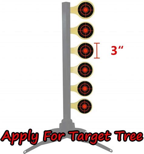 Gearoz Splatter Target Stickers Inch Reactive Paper Targets