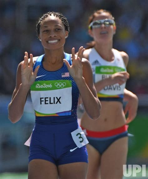 Usas Allyson Felix In Track And Field At 2016 Rio Summer Olympics
