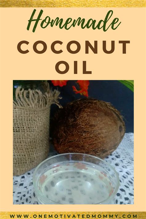 Homemade Coconut Oil