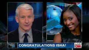 Anderson Cooper Congratulates Isha Sesay CNN Video