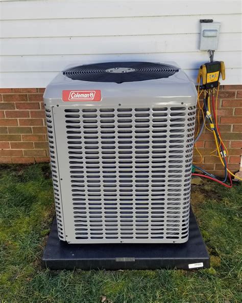 Coleman 35 Ton Air Conditioner And 80000 Btu Furnace Installation In