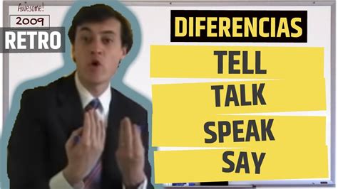 Tell Talk Speak Say Significados Y Diferencias Youtube