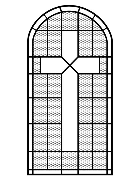Https://wstravely.com/coloring Page/printable Stained Glass Cross Coloring Pages