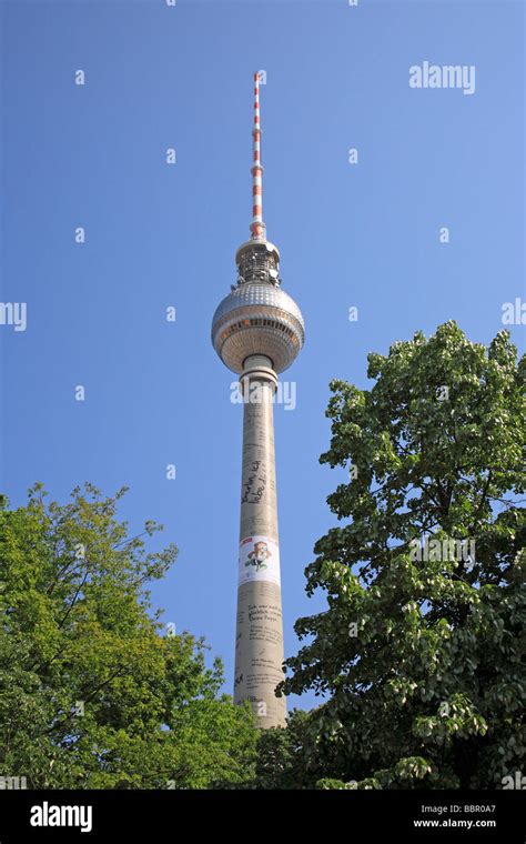Fernsehturm Television Tower Berlin Germany Stock Photo Alamy