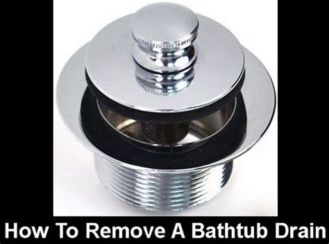 If your bathtub drain gets clogged every now and then, you can use this method once in a while to remove clog before they get accumulated and 10. How To Remove A Push Pull Pop-Up Bathtub Drain Assembly ...